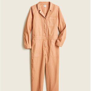 J. Crew Foundry Chino Coveralls in Khaki